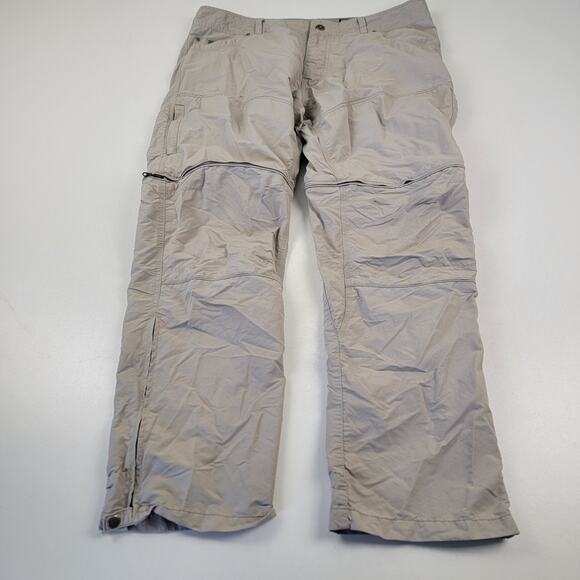 Kuhl Pants Mens 40x30 Liberator Convertible Zip Off Shorts Stealth Utility Tech - Picture 1 of 16